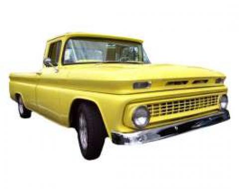 Chevy & GMC Truck Hood, Stock Design, Fiberglass, 1961-1966