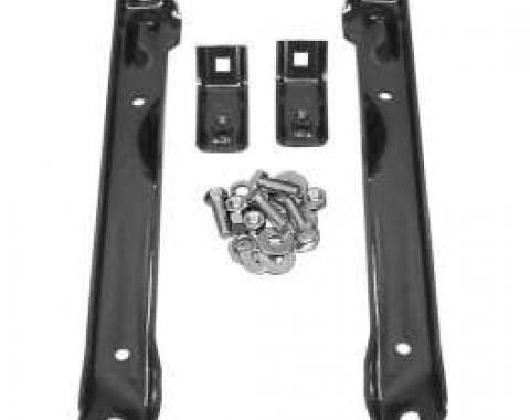 Chevy Truck Bumper Bracket Set, Front, 4 Wheel Drive, 1971-1972