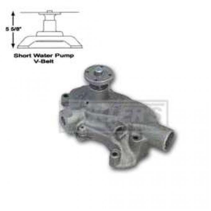 Chevy And GMC Truck Water Pump, Small Block, Short Style, AC Delco, 1965-1972