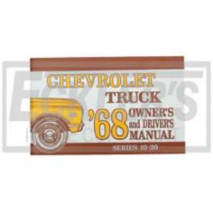 Chevy Truck Owner's Manual, 1968
