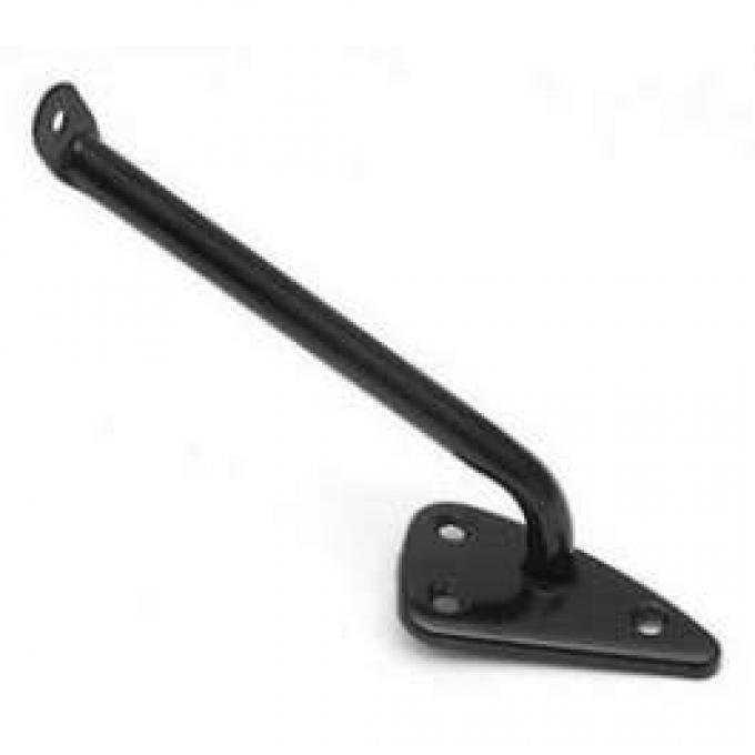 Chevy Truck Outside Door Mirror Arm, Left, Black Painted, 1960-1966