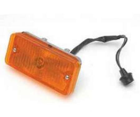 Chevy Truck Parking & Turn Signal Light Assembly, Amber, Right, 1967-1968