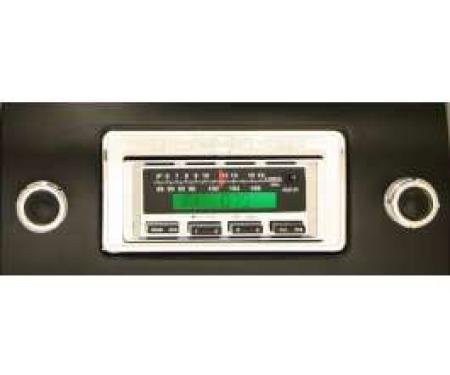 Chevy Truck Stereo,KHE300,AM/FM,200 Watts, Chrome Face,1947-1953