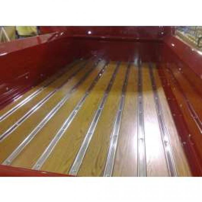 Chevy & GMC Truck Bed Wood Flooring, Red Oak, Short Step Side, 1947-1987