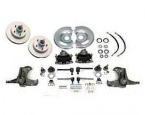 Chevy Truck Disc Brake Kit, Front, With Stock Spindles, 6 Lug, 1963-1970