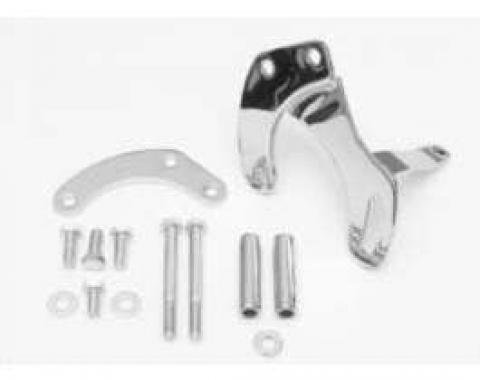 Chevy Truck Power Steering Pump Bracket Kit, Small Block, Chrome, 1967-1968