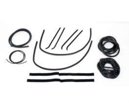 Chevy Truck Weatherstrip Kit, For Small Rear Glass, Without Stainless Steel Molding, 1955-1959