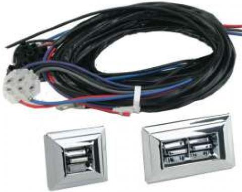 Chevy & GMC Truck Power Window Conversion Window Switch Kit, 1973-1987