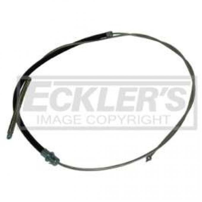 Chevy & GMC Truck Emergency Brake Cable, Rear, Short Bed, Ball End, 1963 (2nd Design)-1965