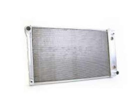 Chevy Truck Radiator, Griffin, Aluminum, Pro Series, Dual Core, 1973-1987