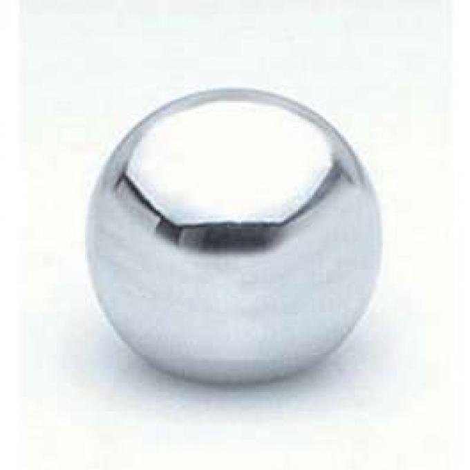 Chevy Or GMC Truck Shift Ball, Chrome, 3/8 Thread, 1947-1987