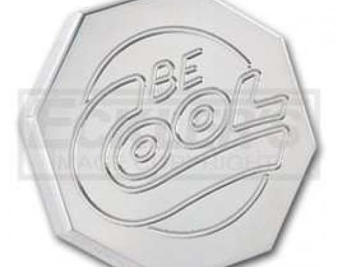 Chevy Or GMC Truck Radiator Cap, 13 Lb, Be Cool, Octagon Style, Billet, Natural Finish, 1958-1972