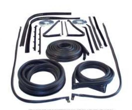Chevy Truck Weatherstrip Kit, For Trucks With 3 Window Cab,1947-1948