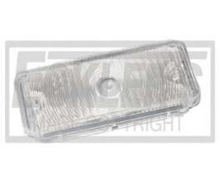 Chevy Truck Parking Light, Turn Signal Lens, Clear, Left, 1967-1968