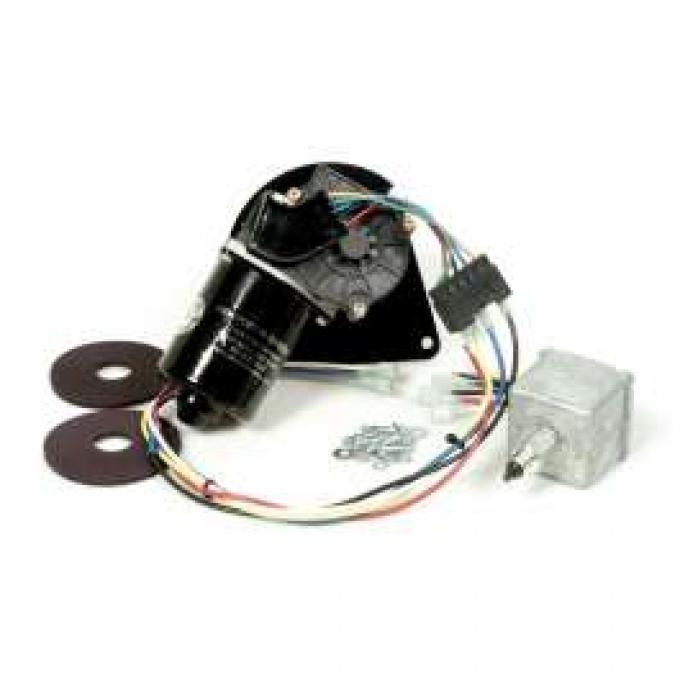 Chevy & GMC Truck Electric Wiper Motor, Replacement, With Delay Switch, 1967-1972