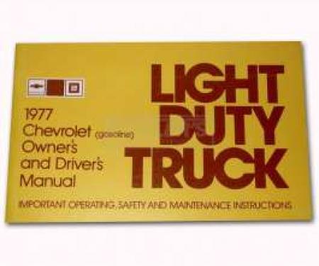 Chevy Truck Owner's Manual, 1977