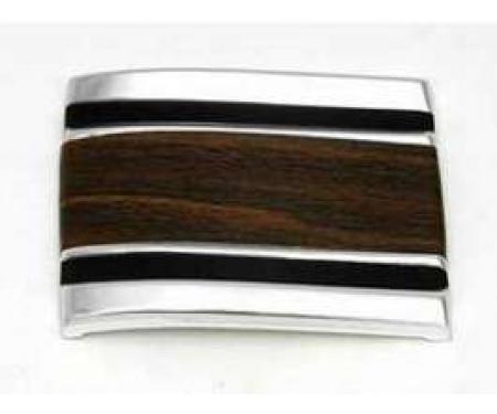 Chevy Truck Cab Molding, With Wood Grain Insert, Custom Sport, Lower, Left, 1969-1972