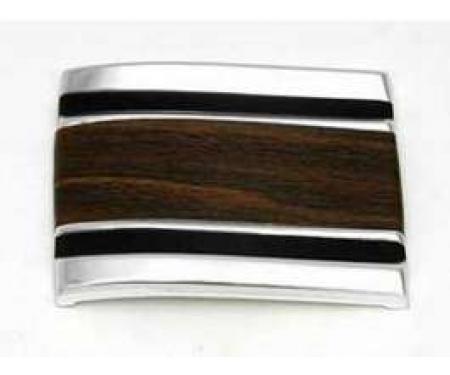 Chevy Truck Cab Molding, With Wood Grain Insert, Custom Sport, Lower, Left, 1969-1972