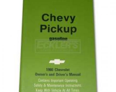 Chevy Truck Owner's Manual, 1980