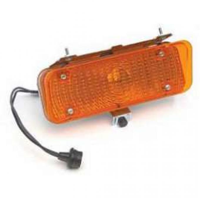 Chevy Truck Parking & Turn Signal Light Assembly, Amber, Right, 1971-1972