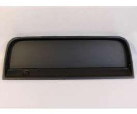 Chevy Truck Instrument Cluster, Black ABS, Without Gauges, 1964-1966