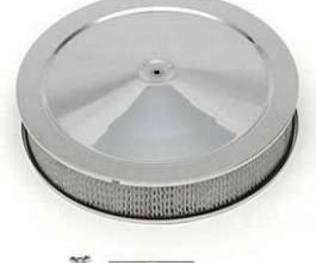 Chevy Truck Air Cleaner, 14, Chrome, 1955-1972