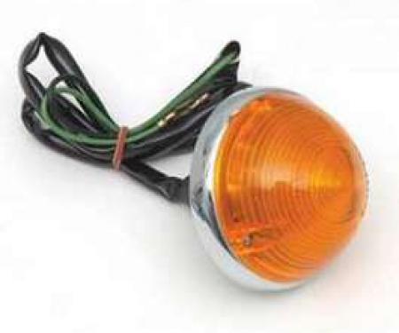Chevy Parking & Turn Signal Light Assembly, Amber, 1955-1957