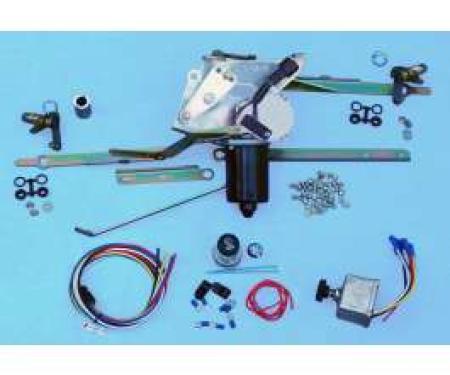Chevy Truck Updated Windshield Wiper Conversion Kit, 2-Speed, With Delay Switch, 1947-1954