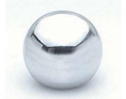 Chevy Or GMC Truck Shift Ball, Chrome, 3/8 Thread, 1947-1987