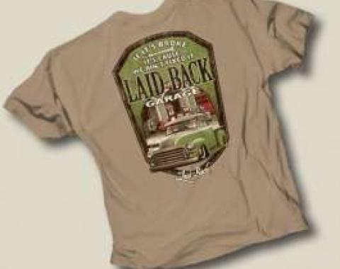 Laid Back Barefoot GMC Truck T-Shirt, Khaki