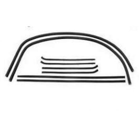 Chevy Truck Window Felt Kit, Without Metal Frames, 1960-1963