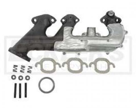 Chevy & GMC Truck Manifold. Exhaust, Right, 4.3L (262ci), w/Heat Shield, 1988-1995