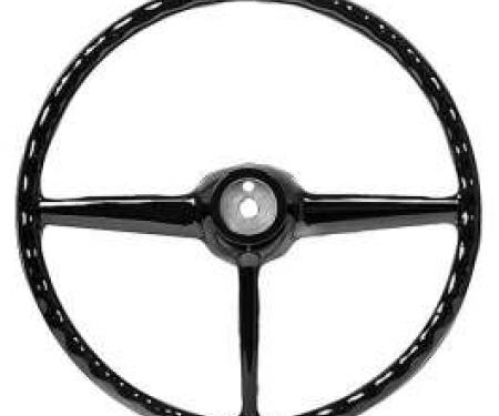 Chevy Truck Steering Wheel, Black, 1947-1953