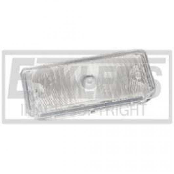 Chevy Truck Parking Light, Turn Signal Lens, Clear, Right, 1967-1968