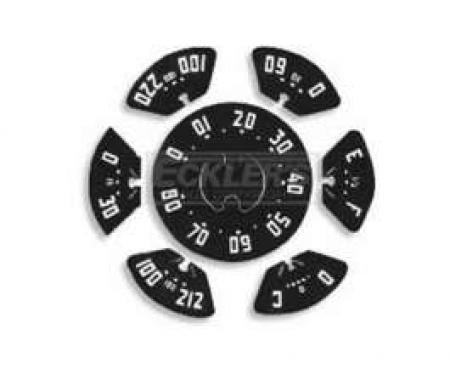 Chevy Truck Dash Gauge Decal Set, 1947-1949