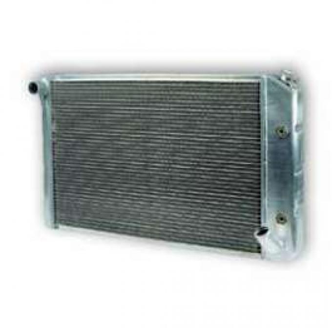 Chevy Truck Aluminum Radiator, Griffin, With 1 Tubes, Dual Core, 1967-1972