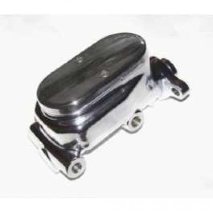 Chevy Truck Dual Master Cylinder, Chrome, Power, 1947-1972