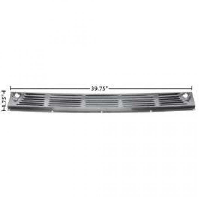 Chevy Truck Cowl Grille, 1955 (2nd Series)-1959