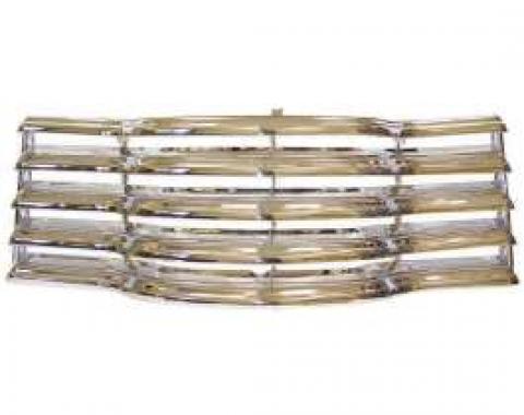 Chevy Truck Grille, Chrome With Black Painted Back Bars, 1947-1953