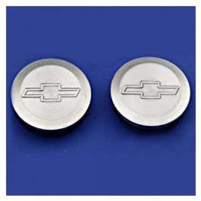 Chevy Truck Hole Cap, Bowtie, Satin, Step Side, 1967-1987