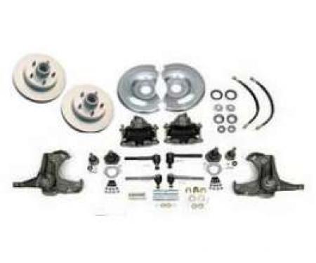 Chevy Truck Disc Brake Kit, Front, With Stock Spindles, 6 Lug, 1963-1970