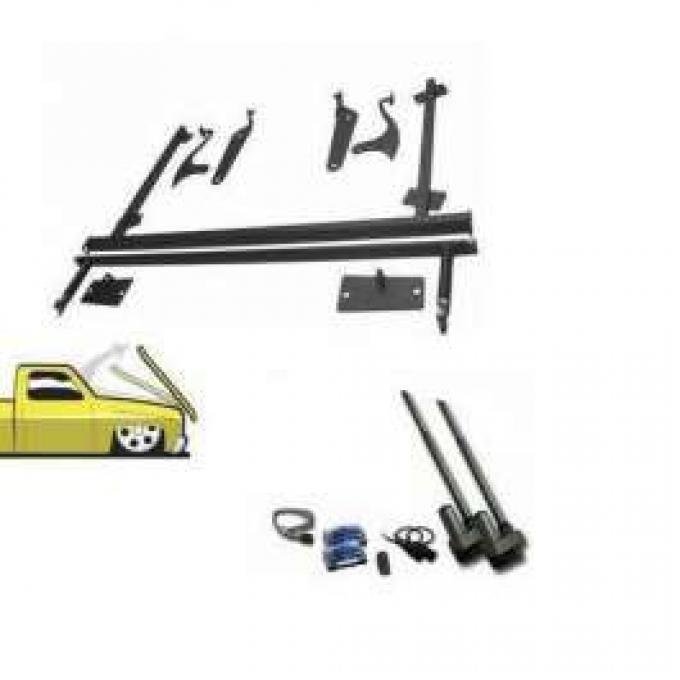 Chevy Truck Tilt Hood Kit, Automatic With Remote Option, 1967-1998