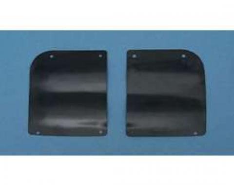 Chevy Truck Door Hinge Covers, Lower, 1955-1959