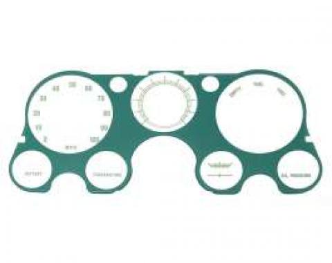 Chevy Truck Instrument Cluster Lens, For Trucks Without Tachometer Or Vacuum Gauge, 1967-1972