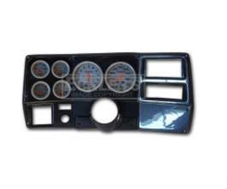 Classic Dash Instrument Panel, Carbon Fiber, With Autometer Ultralite Electric Gauges, 1973-1983