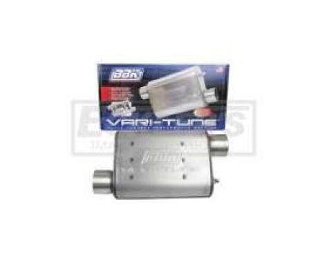 Truck BBK 3 Vari-Tune Adjustable Stainless Steel Performance Muffler, Offset