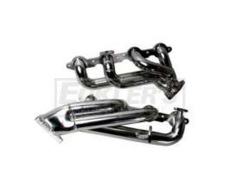 GM Truck/SUV 4.8/5.3L BBK 1-3/4 Shorty Tuned Length Chrome Exhaust Headers, 1999-2007