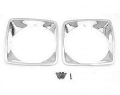 Chevy Truck Headlight Bezels, 1969-1972