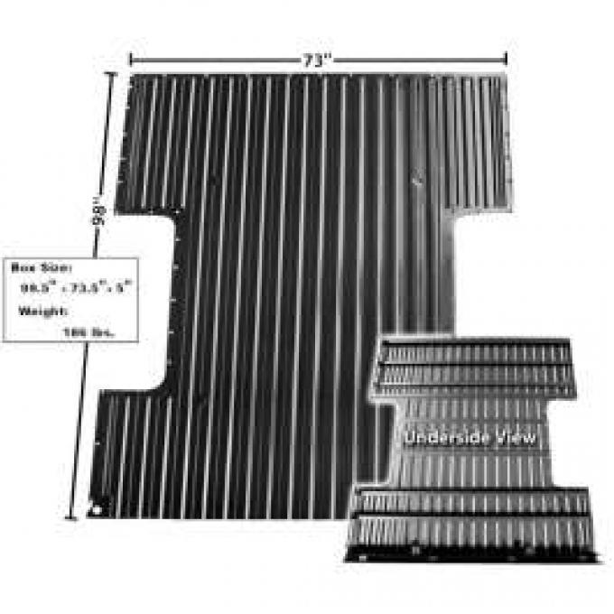 Chevy Truck Bed Floor, Long Bed, Fleet Side, 1967-1972