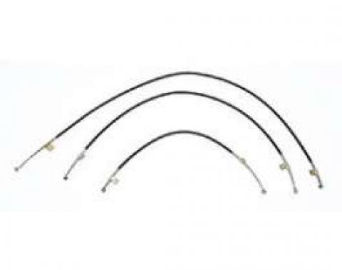 Chevy Truck Heater Control Cables, For Trucks With Air Conditioning, 1967-1972